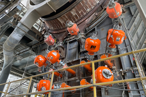 6 Air cannons deliver a controlled burst of compressed air to dislodge material buildup