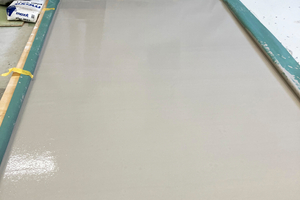 14 Screed surface after completion